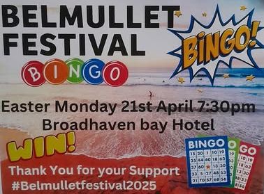 Belmullet Festival Bingo poster