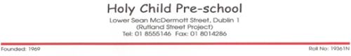 Holy Child Pre-school logo