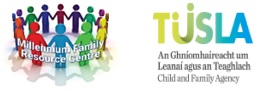 Millennium Family Resource Centre & Tusla logos