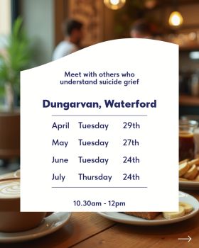 HUGG Waterford - Suicide Bereavement Pop-up Café image