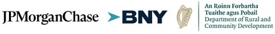 P Morgan Chase Foundation, the Department of Rural and Community Development and BNY logos