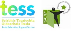 TESS & An Clár Críochnú Scoile logos