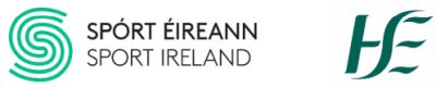 Sport Ireland & HSE logos