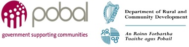 the Department of Rural and Community Development and Pobal  logos