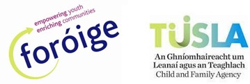 Foroige & Tusla logos