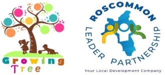 Growing Tree Childcare Centre & Roscommon LEADER Partnership logos