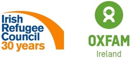 Irish Refugee Council and Oxfam Ireland logos
