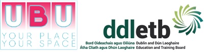 Dublin Dun Laoghaire ETB & UBU Your Place Your Space logos