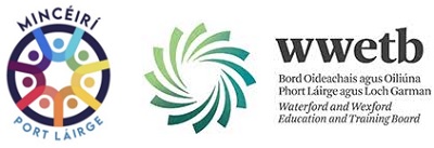 Mincéirí Port Láirge & WWETB logos
