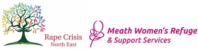 Rape Crisis North East & Meath Women’s Refuge & Support Services logos