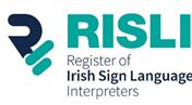Register of Irish Sign Language Interpreters logo
