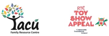 Tacú Family Resource Centre & RTE Toy Show Appeal logos