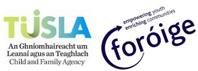 Tusla & Foróige logos